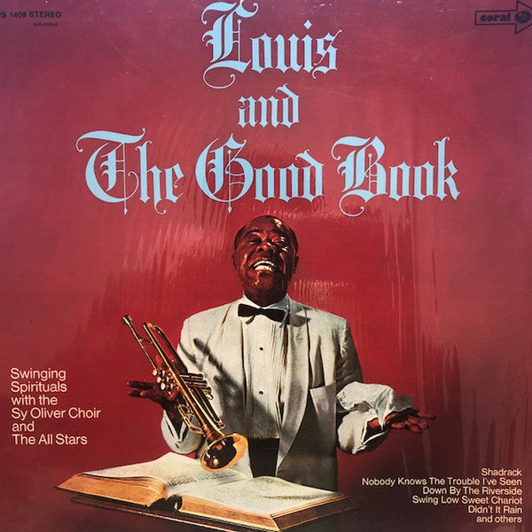 Louis Armstrong And His All-Stars With The Sy Oliver Choir : Louis And The Good Book (LP, Album, RE)