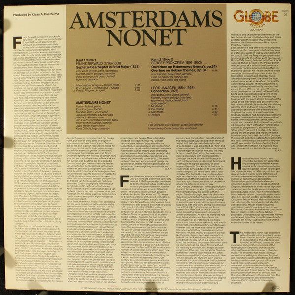 Amsterdams Nonet : Amsterdams Nonet (LP)