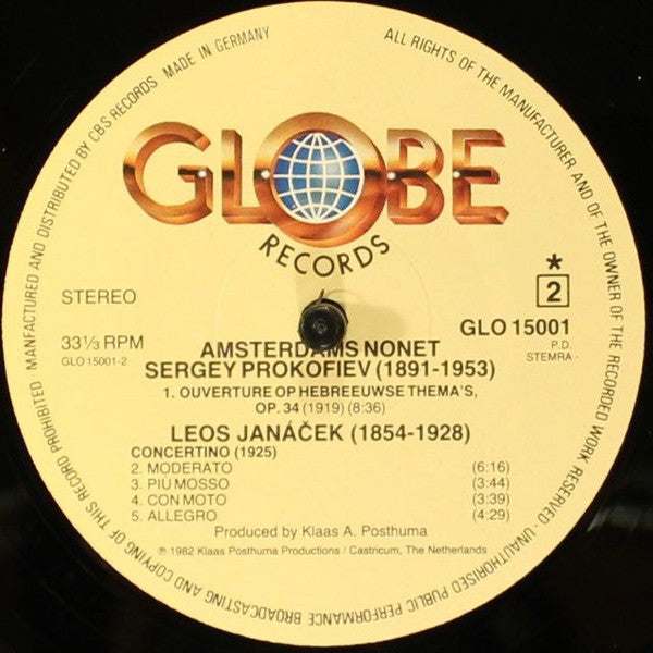 Amsterdams Nonet : Amsterdams Nonet (LP)