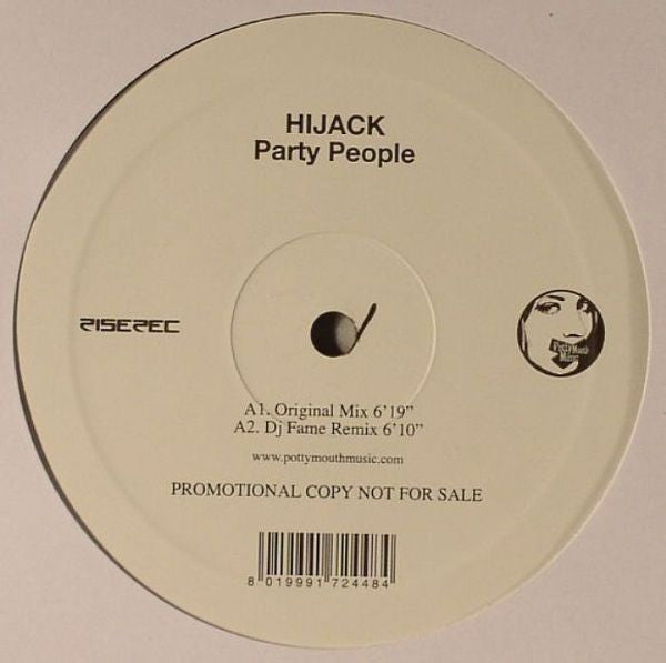 Hijack : Party People (12", Promo)