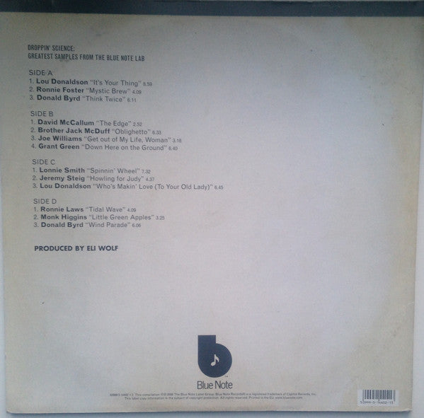 Various : Droppin' Science: Greatest Samples From The Blue Note Lab (2xLP, Comp, Gat)