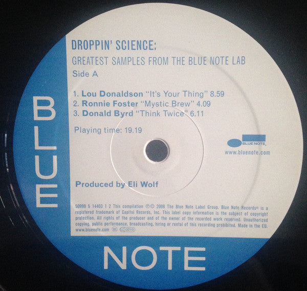 Various : Droppin' Science: Greatest Samples From The Blue Note Lab (2xLP, Comp, Gat)