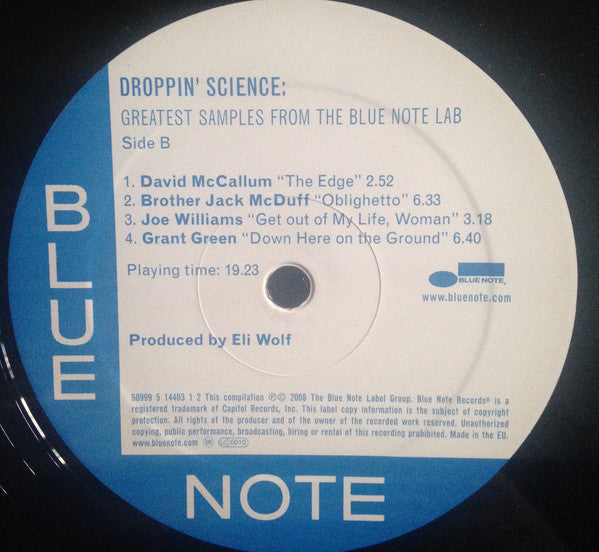 Various : Droppin' Science: Greatest Samples From The Blue Note Lab (2xLP, Comp, Gat)