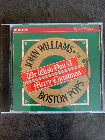 John Williams (4) & Boston Pops Orchestra : We Wish You A Merry Christmas (CD)