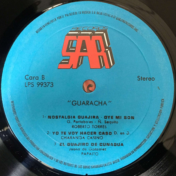 Various : Guaracha (LP, Comp)