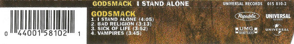 Godsmack : I Stand Alone (CD, Single)