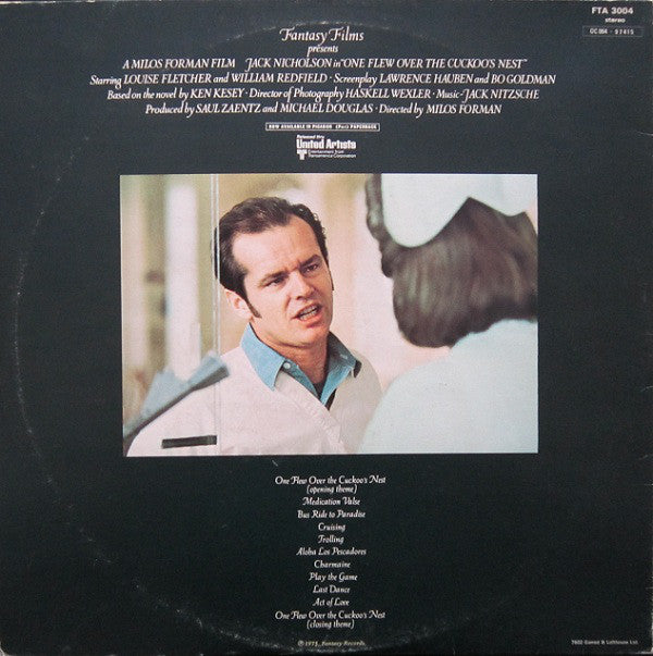 Jack Nitzsche : Soundtrack Recording From The Film : One Flew Over The Cuckoo's Nest (LP, Gat)
