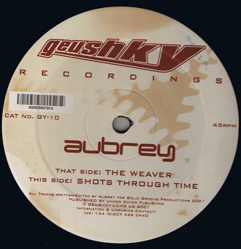 Aubrey : The Weaver / Shots Through Time (12")