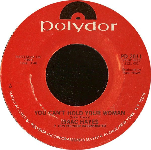 Isaac Hayes : Don't Let Go (7", Single, Styrene, 72 )