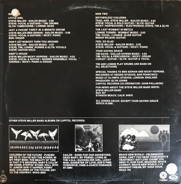 Steve Miller Band : Your Saving Grace (LP, Album, RE, Los)