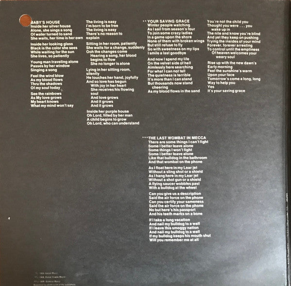 Steve Miller Band : Your Saving Grace (LP, Album, RE, Los)