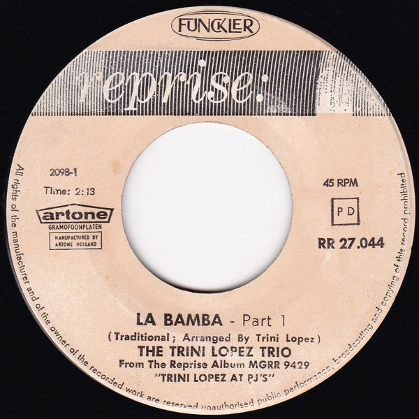 Trini Lopez : La Bamba (7")