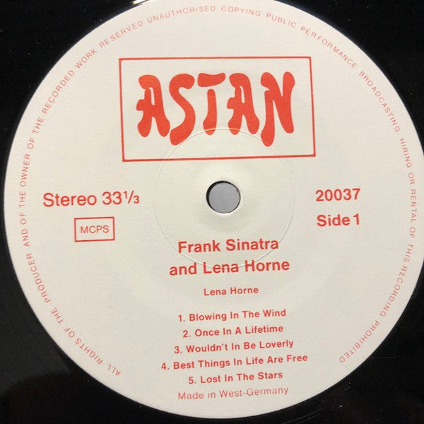 Frank Sinatra And Lena Horne : Frank Sinatra And Lena Horne (LP, Comp)