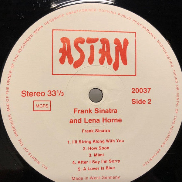 Frank Sinatra And Lena Horne : Frank Sinatra And Lena Horne (LP, Comp)