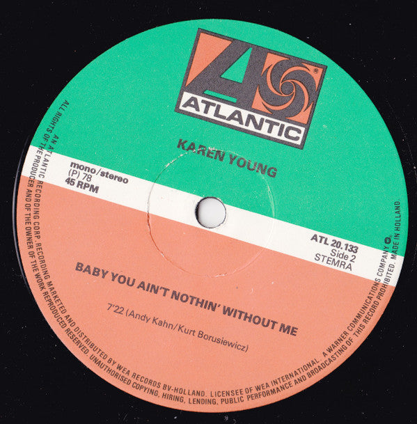 Karen Young : Bring On The Boys (12", Mono)