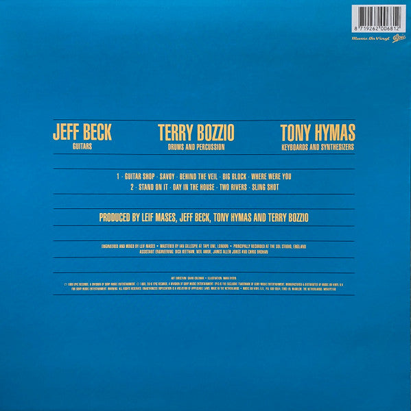 Jeff Beck With Terry Bozzio And Tony Hymas : Jeff Beck's Guitar Shop (LP, Album, RE, 180)