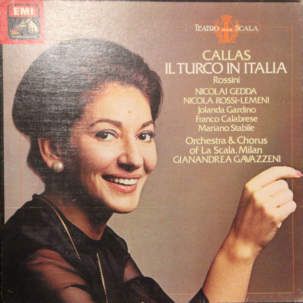 Gioacchino Rossini, Maria Callas, Nicola Rossi-Lemeni, Nicolai Gedda, Jolanda Gardino, Piero De Palma, Franco Calabrese, Mariano Stabile, Orchestra Del Teatro Alla Scala, Gianandrea Gavazzeni, Vittore Veneziani : Il Turco In Italia (Box + 2xLP, RM, Ele)