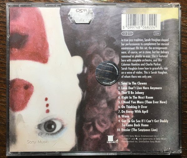 Sarah Vaughan : Send In The Clowns (CD, Album, RE)
