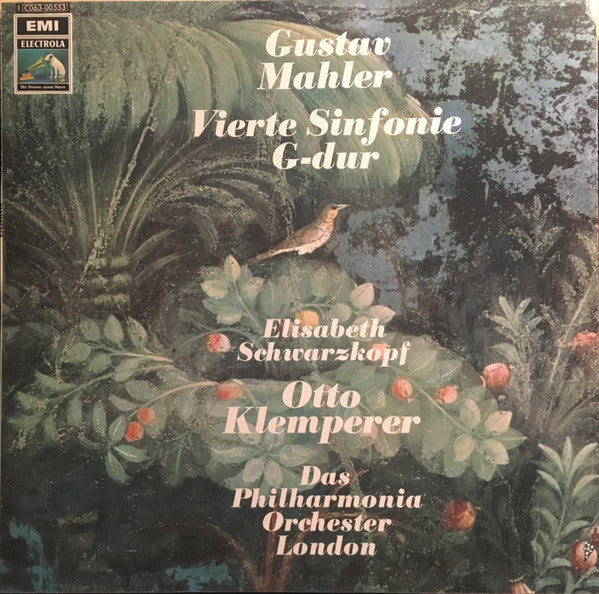 Gustav Mahler, Elisabeth Schwarzkopf, Otto Klemperer, Philharmonia Orchestra : Vierte Sinfonie G-dur (LP, RE)