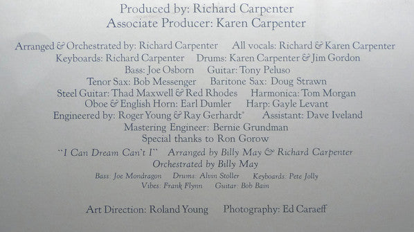 Carpenters : Horizon (LP, Album)