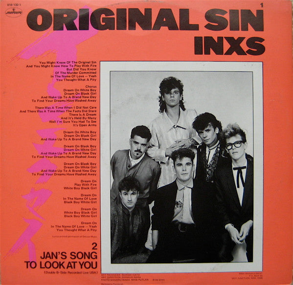 INXS : Original Sin (Long Version) (12", EP)
