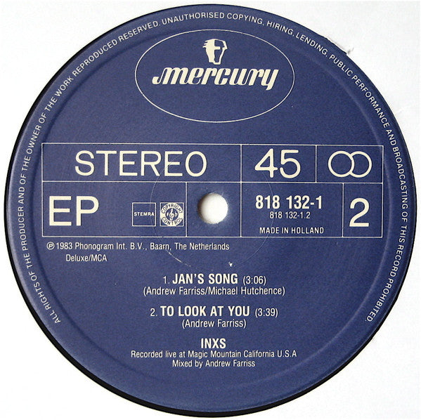 INXS : Original Sin (Long Version) (12", EP)