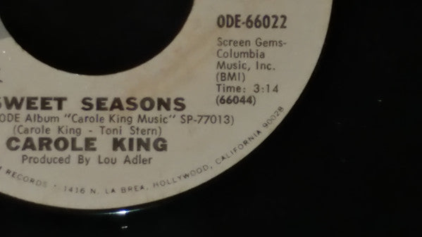 Carole King : Sweet Seasons / Pocket Money (7", Single, Mono, Styrene)