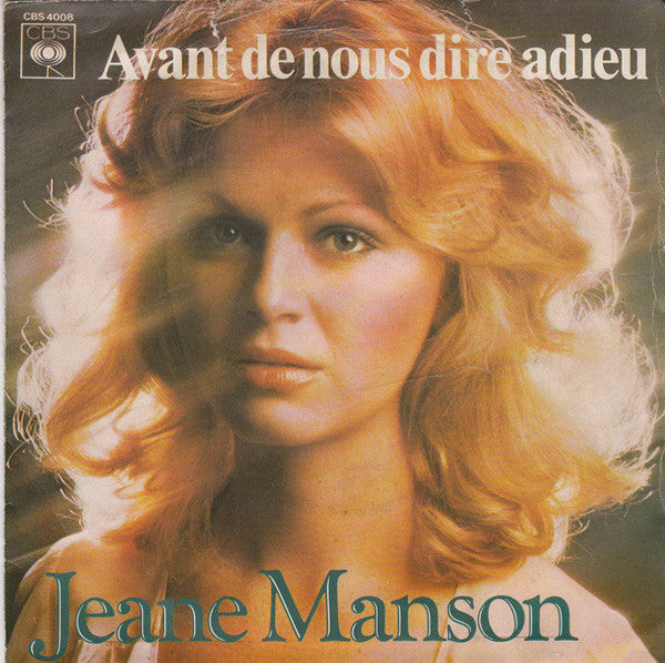 Jeane Manson : Avant De Nous Dire Adieu (7")