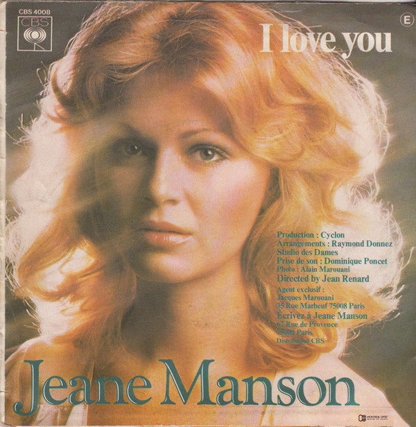 Jeane Manson : Avant De Nous Dire Adieu (7")