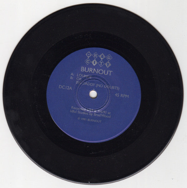 Burnout : Lounge (7", EP, Blu)