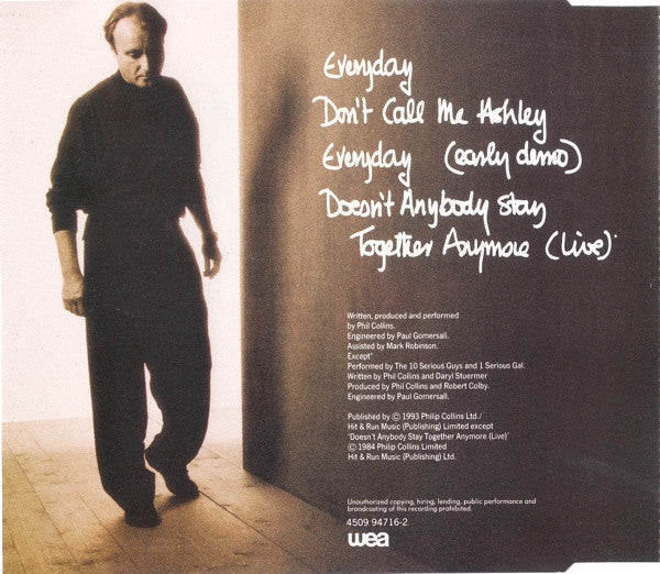 Phil Collins : Everyday (CD, Maxi)