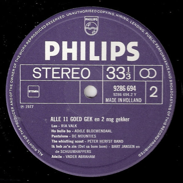 Various : Alle 11 Goed Gek! En 2 Nog Gekker! Deel 5 (LP, Comp)