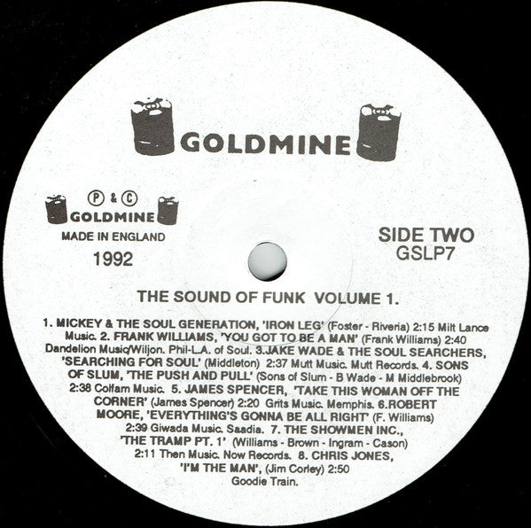 Various : The Sound Of Funk Volume 1 (LP, Comp)