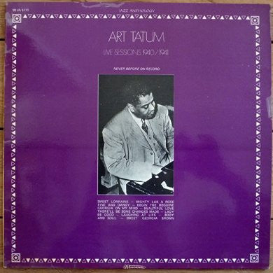 Art Tatum : Live Sessions 1940 / 1941 (LP)