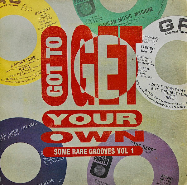 Various : Got To Get Your Own - Some Rare Grooves Vol 1 (LP, Comp)