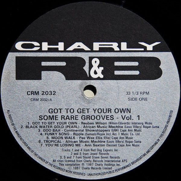 Various : Got To Get Your Own - Some Rare Grooves Vol 1 (LP, Comp)