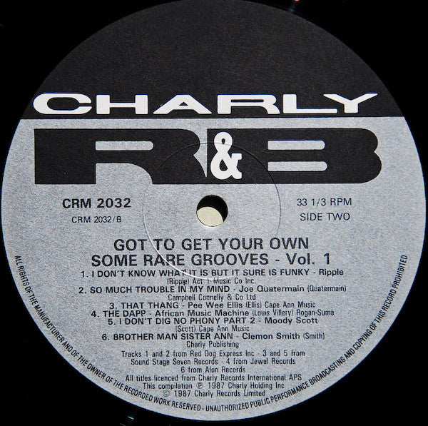 Various : Got To Get Your Own - Some Rare Grooves Vol 1 (LP, Comp)