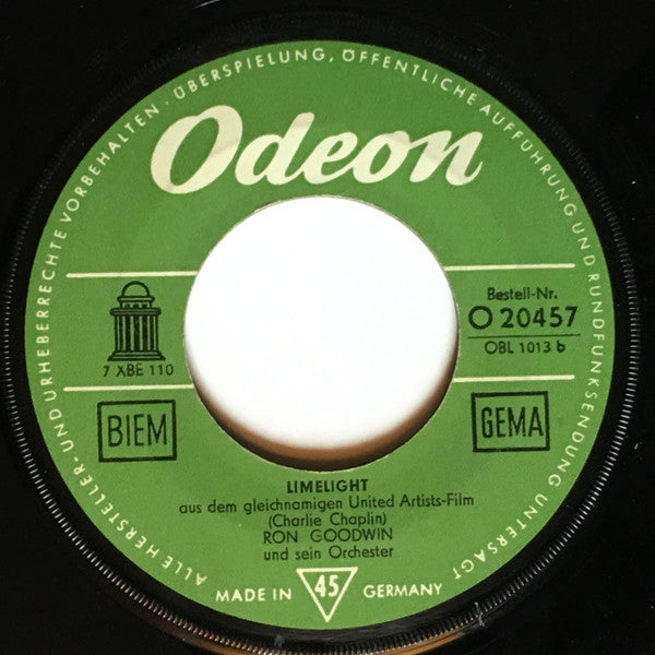 Ron Goodwin And His Orchestra : Moulin Rouge / Limelight (7", Single, RE)