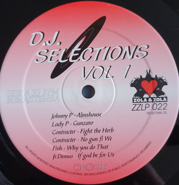 Various : DJ Selections Volume 1 (LP, Comp)