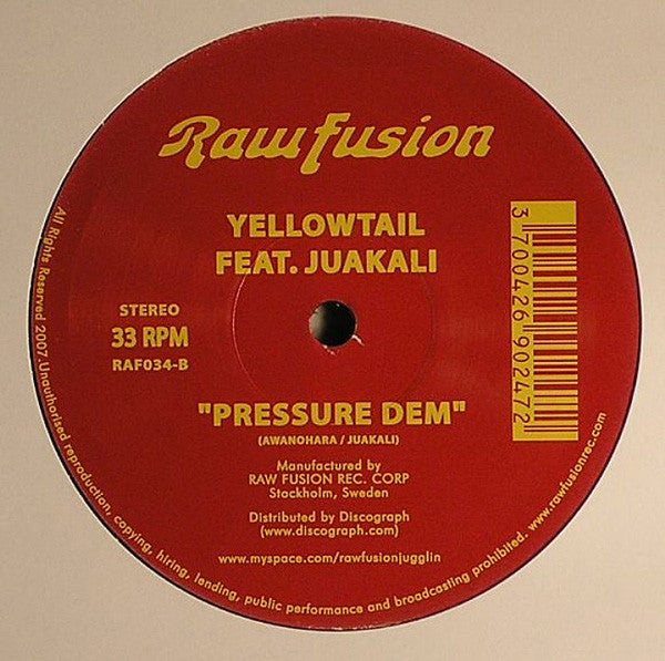 Yellowtail Feat. Juakali : Pressure Dem (12")
