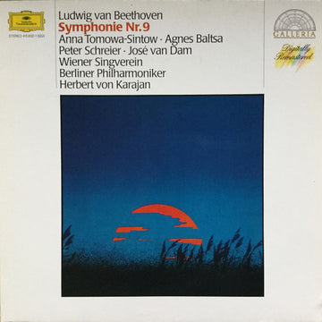 Ludwig van Beethoven, Herbert von Karajan, Berliner Philharmoniker, Anna Tomowa-Sintow, Agnes Baltsa, Peter Schreier, José van Dam, Wiener Singverein : Symphonie Nr. 9 (LP, RE, RM)