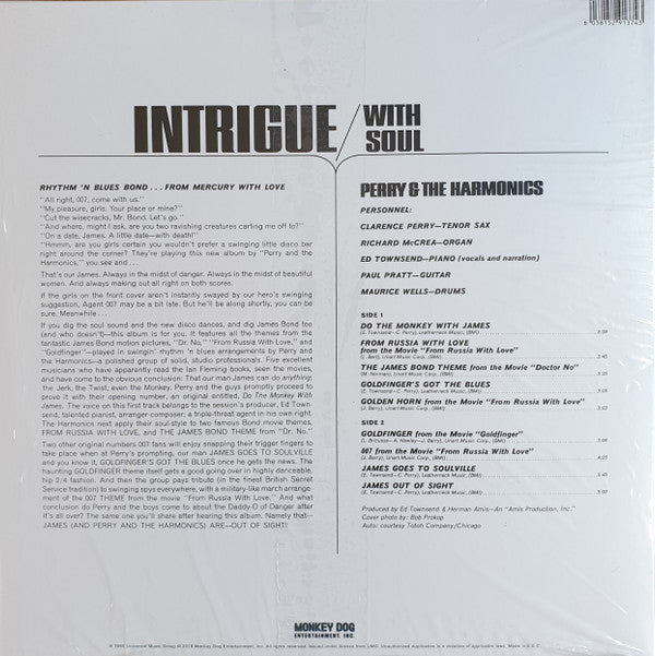 Perry & The Harmonics : Intrigue With Soul (LP, Album, RE)