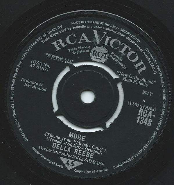 Della Reese : More / Serenade (7")