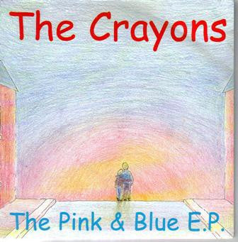 The Crayons : The Pink & Blue E.P. (7", Blu)