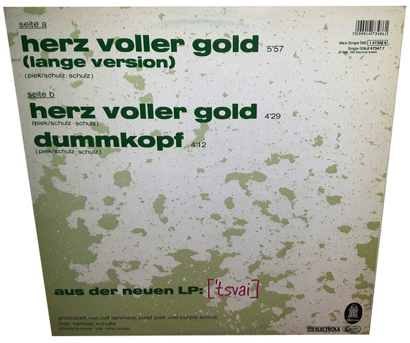 Purple Schulz : Herz Voller Gold (12", Maxi)