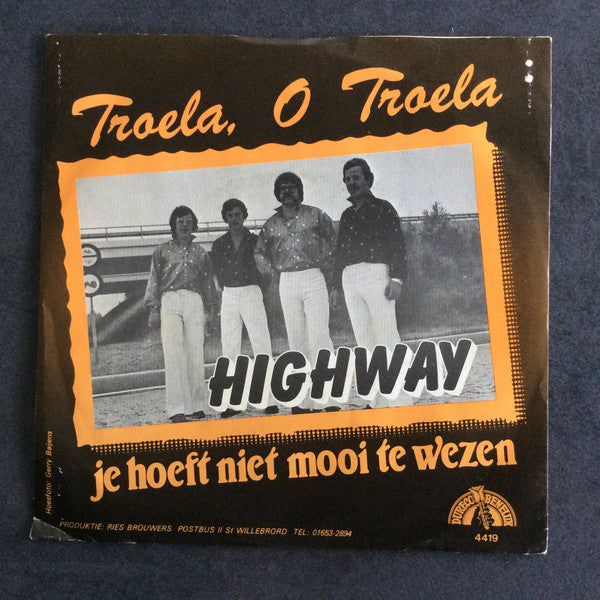 Highway (3) : Troela, O Troela (7", Single)