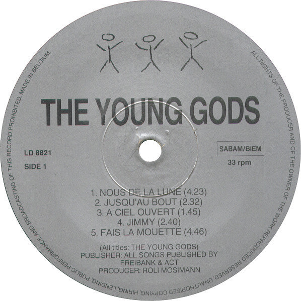 The Young Gods : The Young Gods (LP, Album)