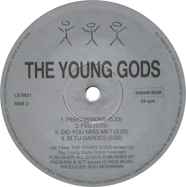 The Young Gods : The Young Gods (LP, Album)