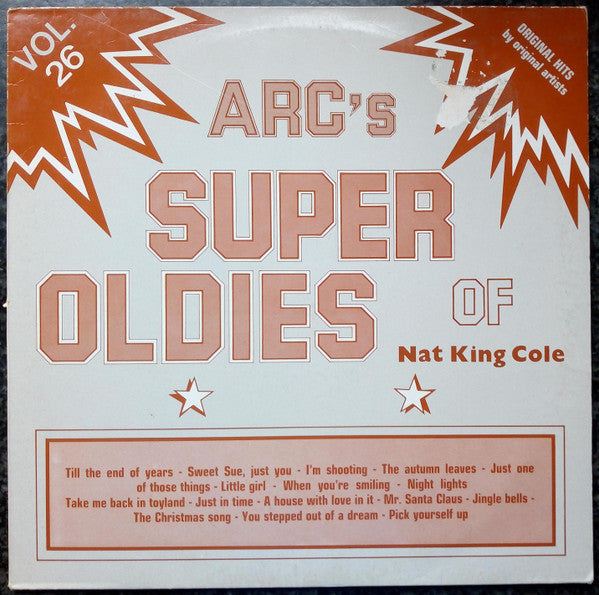 Nat King Cole : ARC's Super Oldies Of Nat King Cole Vol. 26 (LP, Comp)