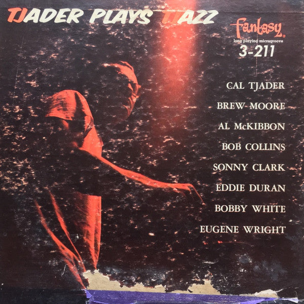 Cal Tjader Quintet : Tjader Plays Tjazz (LP, Album, Mono, Red)